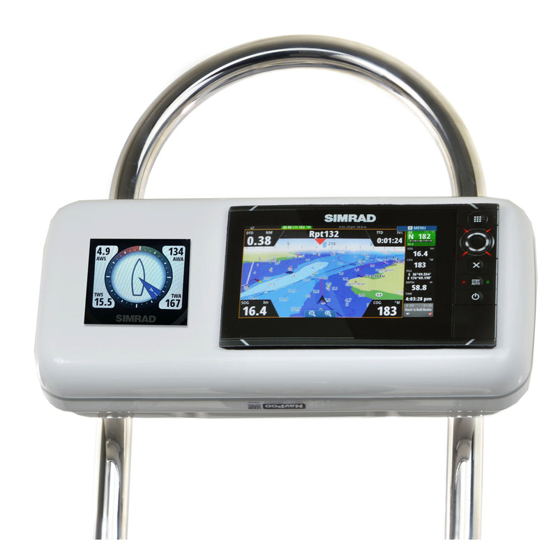 NavPod GP2516 SystemPod Pre-Cut f/Simrad NSS7 evo2 or B&G Zeus 7 & 1 Instrument f/12" Wide Guard