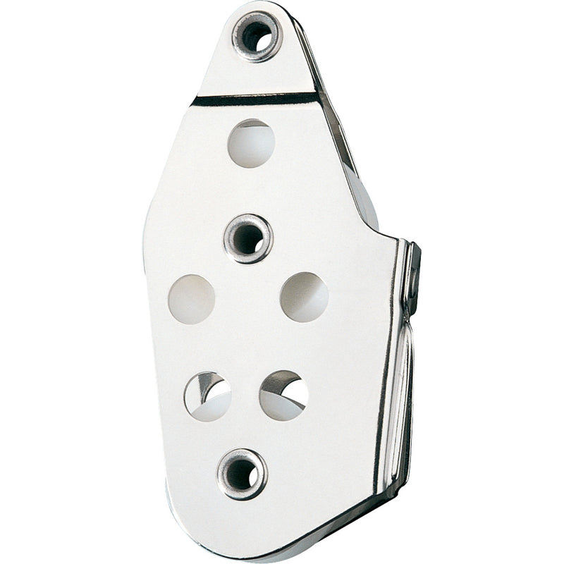 Ronstan Series 30 Fiddle Block - Narrow w/Tube Rivet Head  V-Jam Cleat