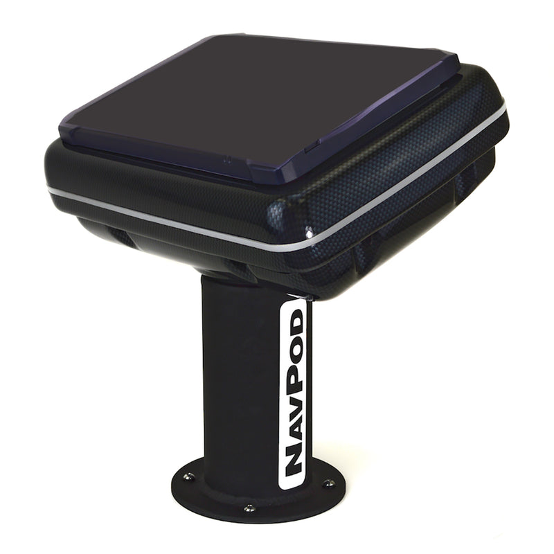 NavPod PedestalPod 70 Pre-Cut f/Garmin GPSMAP 7412xsv  7612xsv Series - Carbon Series