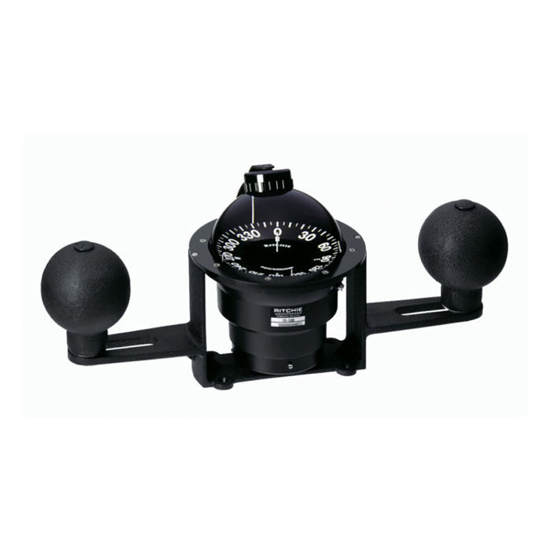 Ritchie Globemaster 5" Steel Boat Compass - 2 Card  Green Lighting - 24V