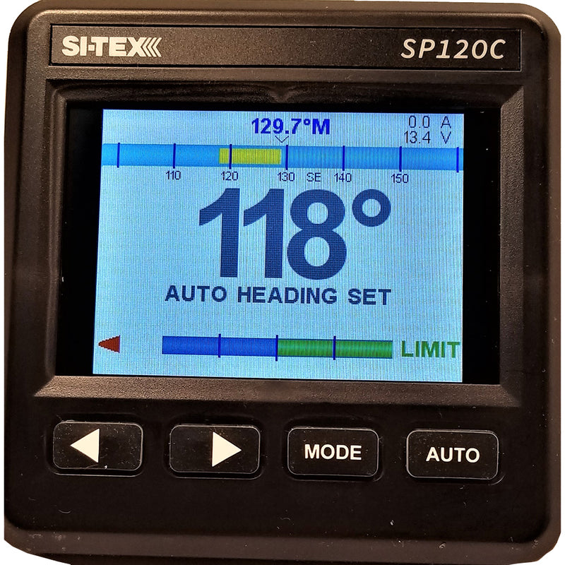 SI-TEX SP-120 Color System w/RFB  Remote Mechanical Drive Mercury, Mariner, Suzuki Outboards
