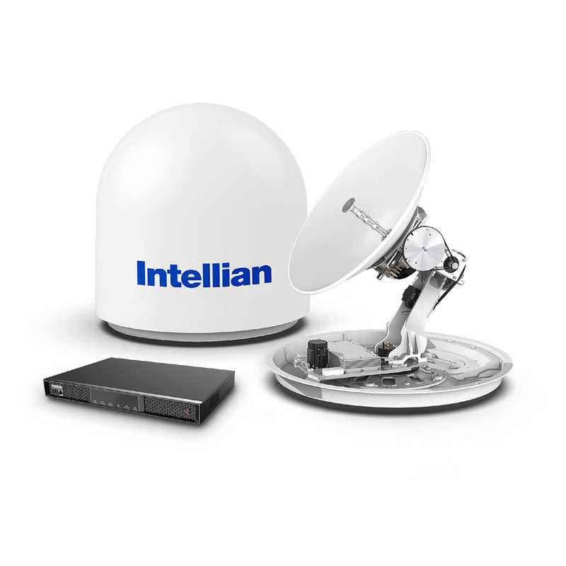 Intellian v60E 65cm Ku-band Maritime VSAT Antenna System - 6W Single Buc Single Cable - Lightweight