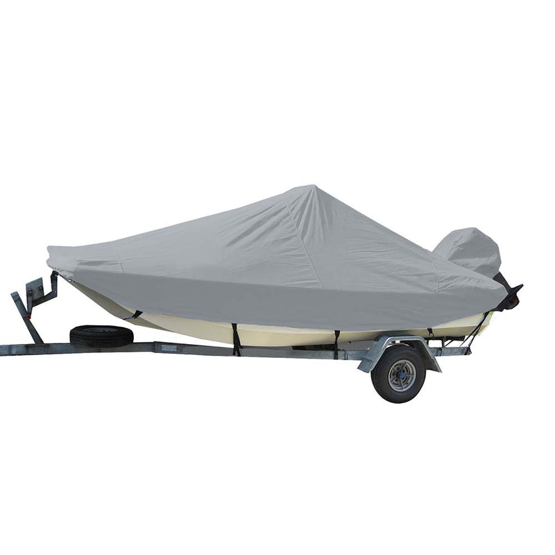 Carver Sun-DURA Styled-to-Fit Boat Cover f/23.5 Bay Style Center Console Fishing Boats - Grey