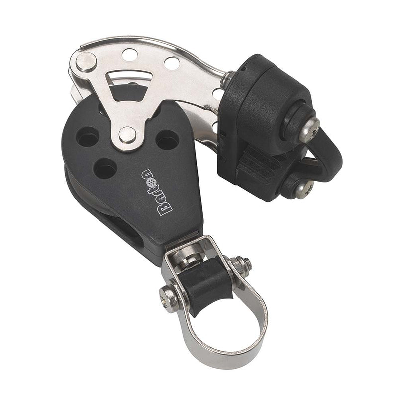 Barton Marine Size 3 Stanchion Lead Block w/Becket  Cam Cleat