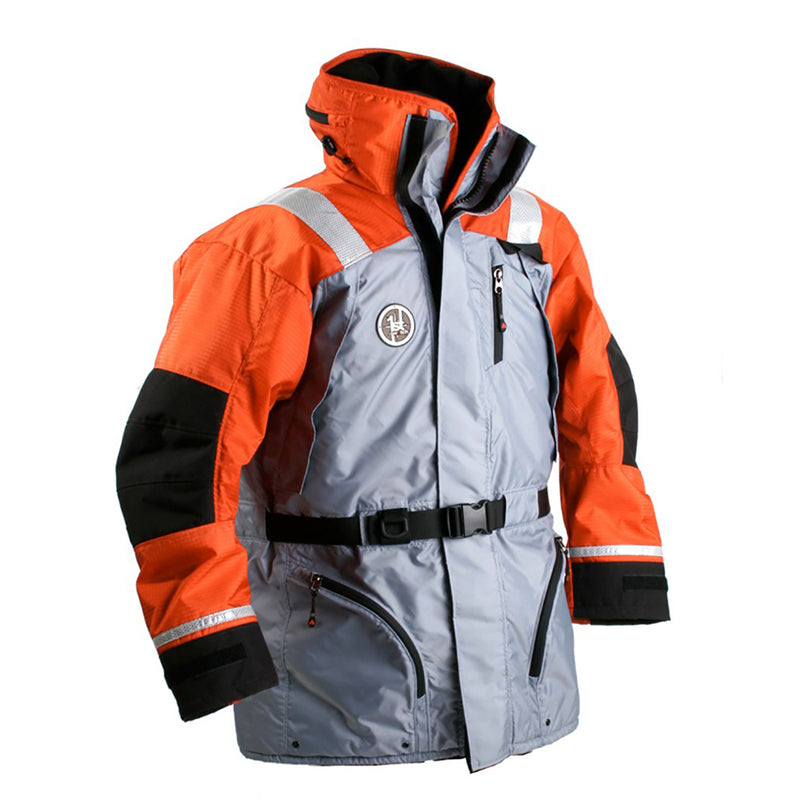 First Watch AC-1100 Flotation Coat - Orange/Black - Medium