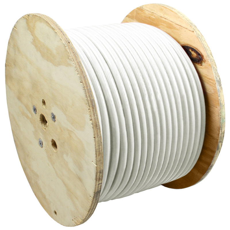 Pacer White 4 AWG Battery Cable - 500
