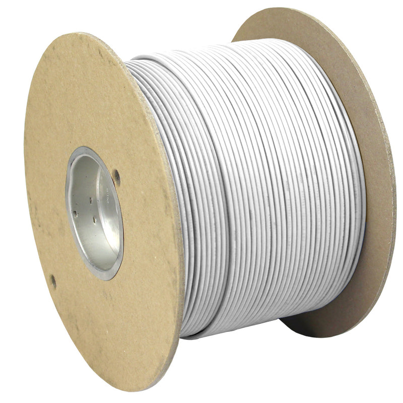 Pacer White 12 AWG Primary Wire - 1,000