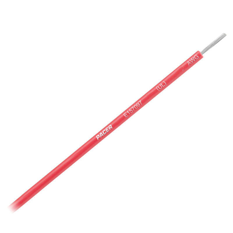 Pacer Red 10 AWG Primary Wire - 25