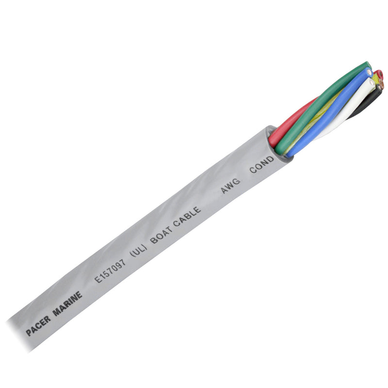 Pacer 16/6 AWG Round Cable - Black/Brown/Blue/Green/White/Red - 250