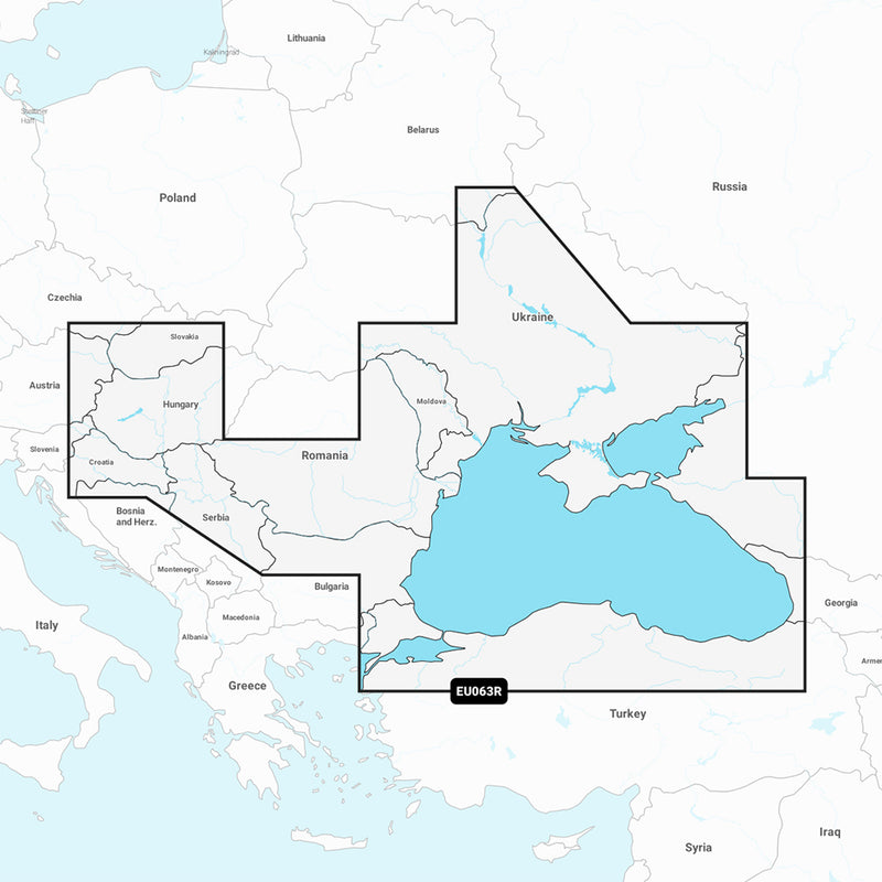 Garmin Navionics+ NSEU063R - Black Sea  Azov Sea - Marine Chart
