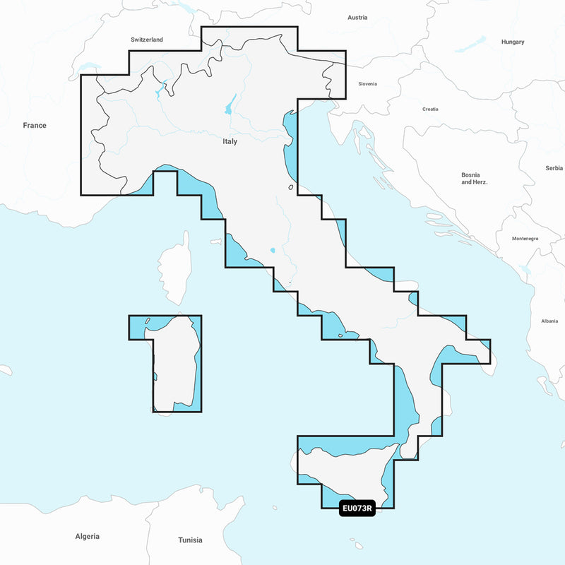 Garmin Navionics+ NSEU073R - Italy Lakes  Rivers - Marine Chart